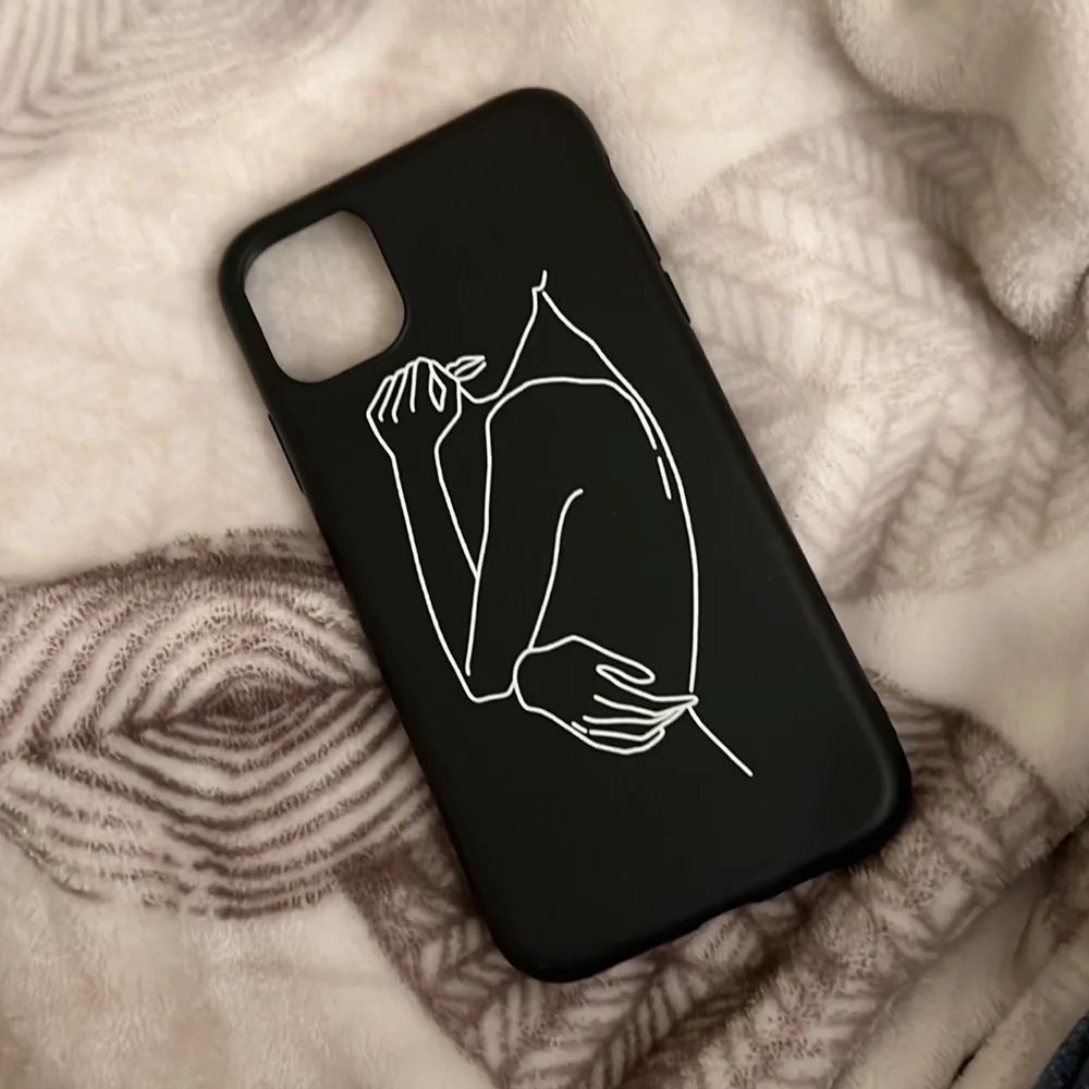 iPhone 12 Pro case.. Line Painting Print case